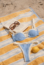 Tide Créme Two-toned Triangle Bikini Set