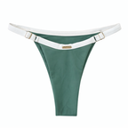 Sculptéd sage Reverie Two-toned triangle bikini set