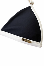 Sculptéd Midnight Nior Two-toned Triangle bikini set