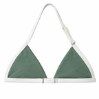 Sculptéd sage Reverie Two-toned triangle bikini set