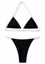 Sculptéd Midnight Nior Two-toned Triangle bikini Set
