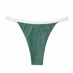 Sculptéd sage Reverie Two-toned triangle bikini set