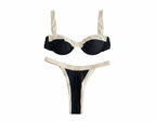 Midnight Nior Two-toned Bikini Top