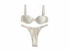 Pearl Two-toned Triangle Bikini Bottoms